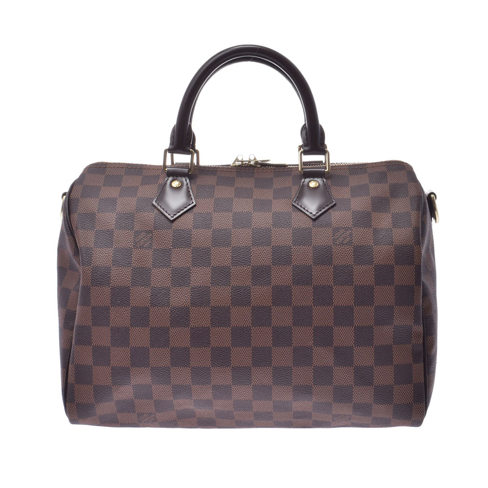 LOUIS VUITTON ルイヴィトンスピーディバンドリエール 30  14137 ブラウン ユニセックス ダミエキャンバス 2WAYバッグ N41367  中古