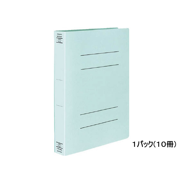 コクヨ フラットファイルX(スーパーワイド) A4タテ とじ厚40mm 青 10冊 1箱(10冊) F882126-ﾌ-X10B