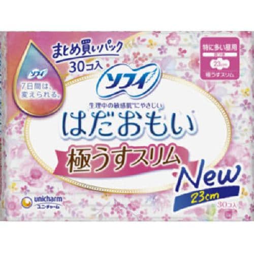 ユニ・チャーム ソフィ はだおもい 極うすスリム 230 羽つき 30枚