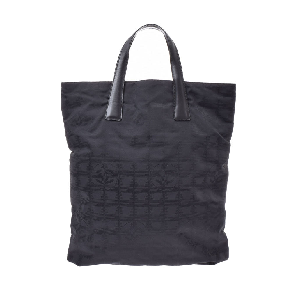 CHANEL シャネルニュートラベルライン  14138 黒 ユニセックス ナイロン トートバッグ  中古