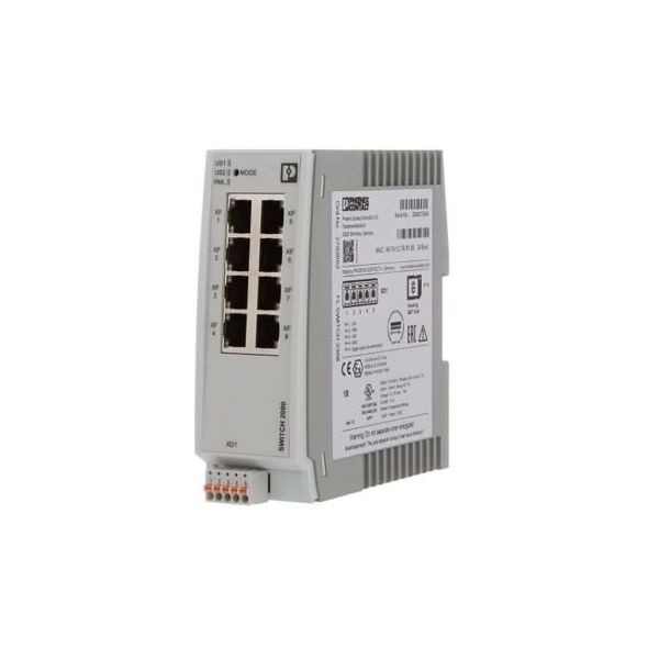 Phoenix Contact イーサネットスイッチ RJ45ポート:8 1000Mbit/s， 2702652（直送品）