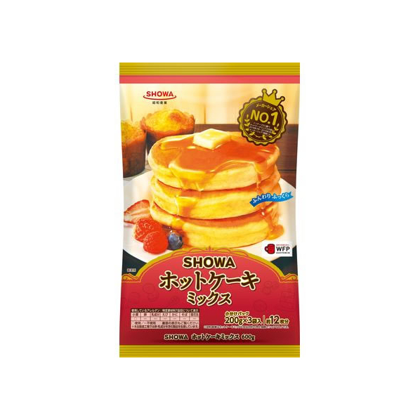 昭和産業 SHOWA ホットケーキミックス 200g×3袋 FCU1978