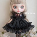 ブライス服 アウトフィット 洋服 ドレッシーゴシックワンピ