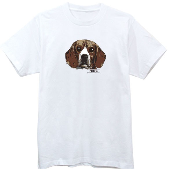 愛犬の名前が入れられるビーグルTシャツ