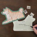 柴犬のカード3枚セット