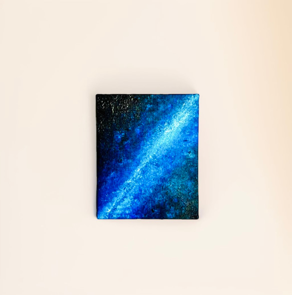 【零105】絵画  宇宙 青 空 海  抽象画 原画  インテリア