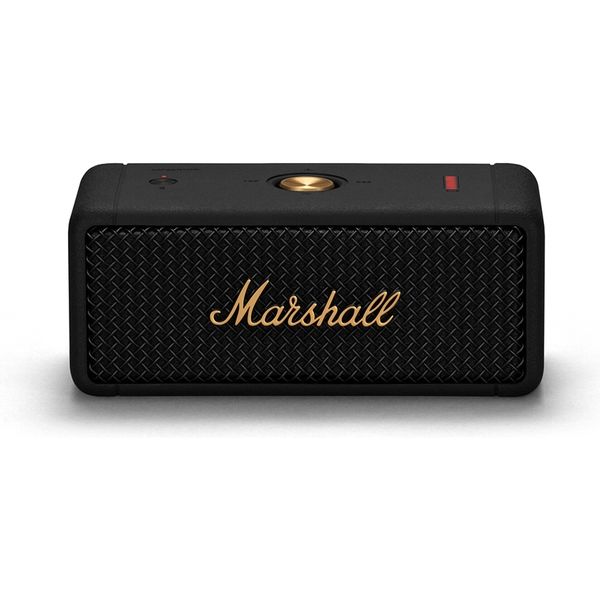 Marshall ワイヤレスポータブル防水スピーカー ブラック&ブラス Black and Brass