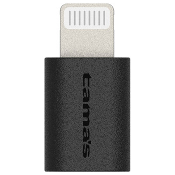 多摩電子工業 microUSB-Lightning 変換アダプタ ブラック TH296LSK