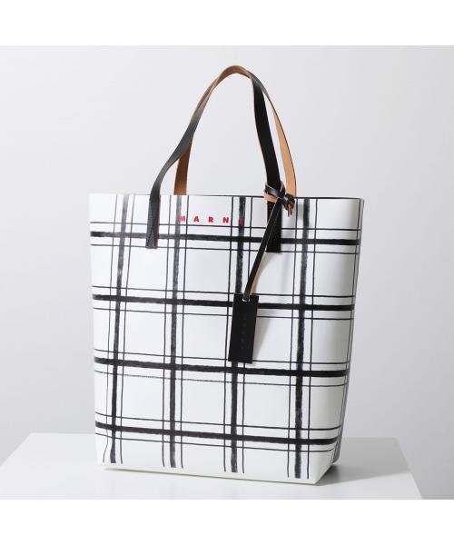 MARNI トートバッグ SHMP0104A2 P6052 チェック柄