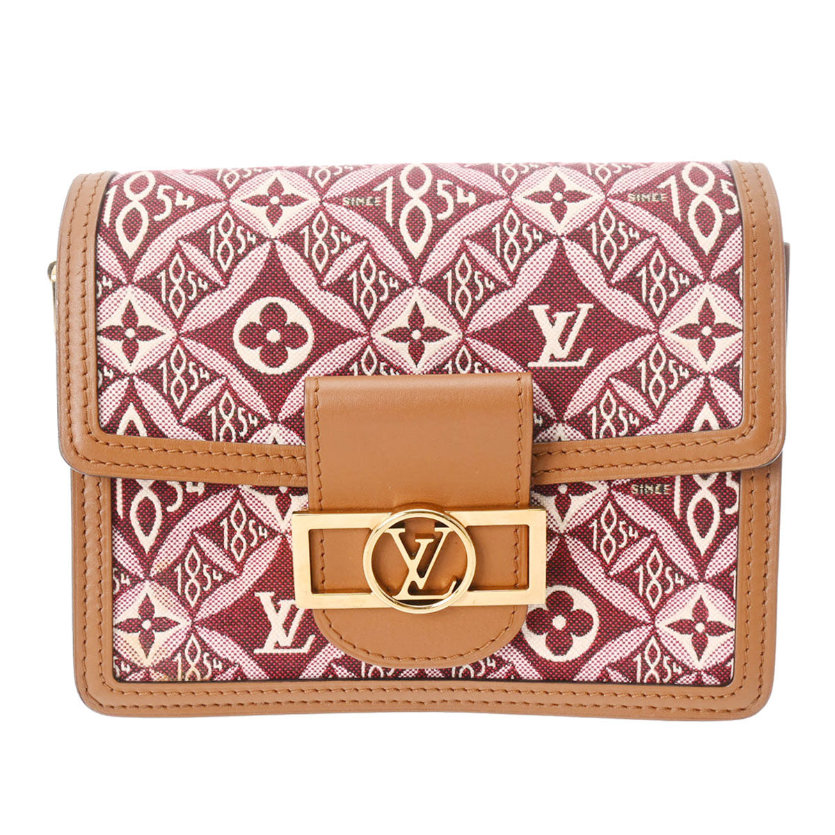 LOUIS VUITTON ルイヴィトン モノグラム ジャガード ドーフィーヌ MINI ピンク M57172 レディース モノグラムジャガード ショルダーバッグ ABランク 中古 