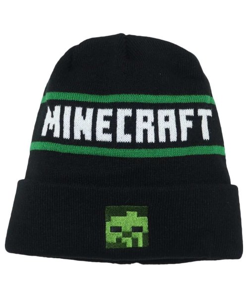 マインクラフト 帽子 KIDS ニット帽 カーキ Minecraft カイタックファミリー 子ども キッズ ウォーマー 雑貨 ゲームキャラクター グッズ