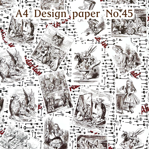 Design Paper デザインペーパー No,45(15枚入)