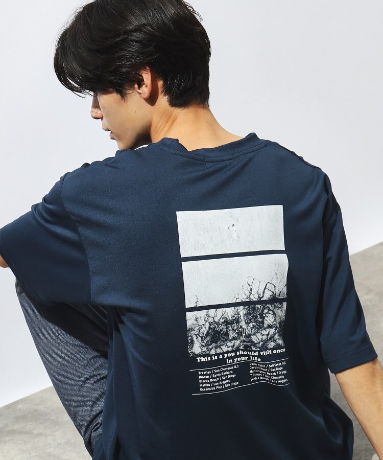 ザ　ショップ　ティーケー/【接触冷感】FRESH NATURE ポンチフォトTシャツ