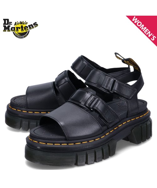 ドクターマーチン Dr.Martens サンダル ストラップサンダル リッキ 3 レディース RICKI 3 STRAP ブラック 黒 27405001