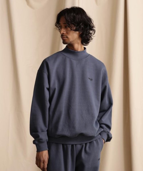 MOCK NECK SWEAT BASIC LOGO/モックネックスウェット ベーシックロゴ