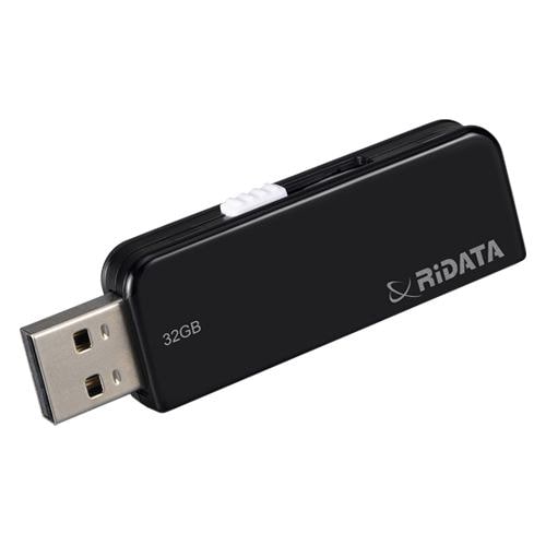 RiDATA RI-ID48U032BL USBメモリー USB2.032GB ブラック