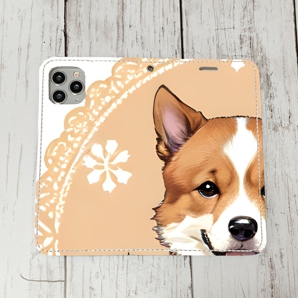 iphoneケース4-2-15 iphone 手帳 犬・イヌ・ワンちゃん 箱13 かわいい アイフォン iface