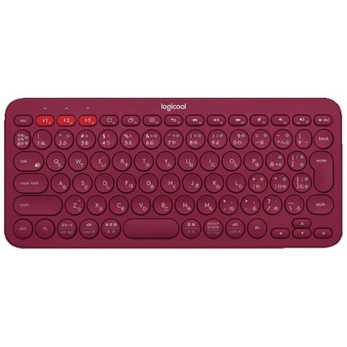 ロジクール K380RD ロジクール K380 マルチデバイス Bluetooth キーボード レッド