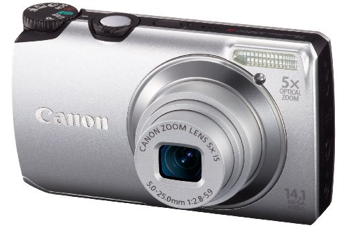 Canon デジタルカメラ PowerShot A3200 IS シルバー PSA3200IS(SL)【中古品】