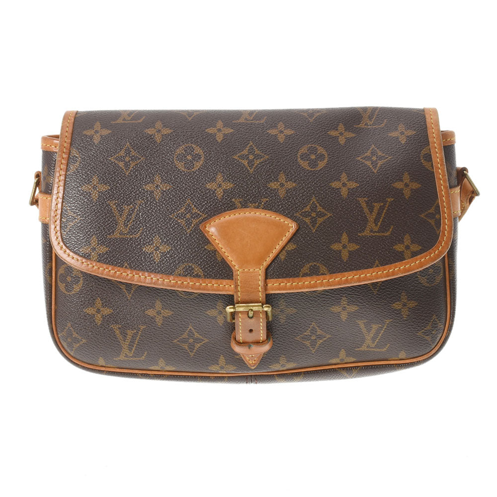 LOUIS VUITTON ルイヴィトン モノグラム ソローニュ ブラウン M42250 ユニセックス モノグラムキャンバス ショルダーバッグ Bランク 中古 