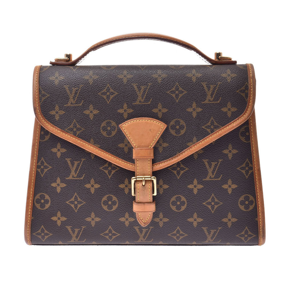 LOUIS VUITTON ルイヴィトンベルエア  14145 ブラウン ユニセックス モノグラムキャンバス 2WAYバッグ M51122  中古