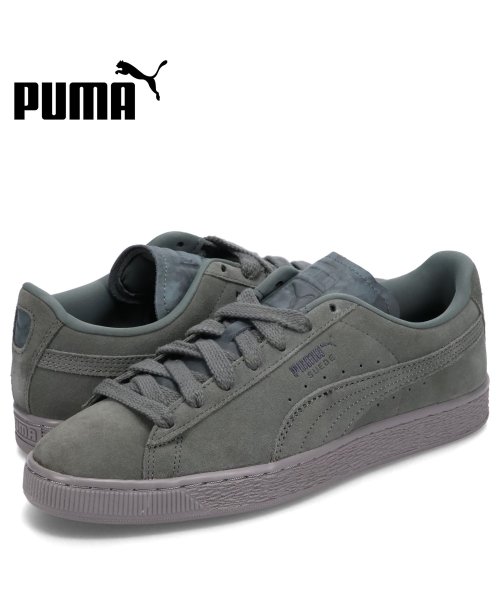 PUMA プーマ スウェード ラックス スニーカー メンズ スエード SUEDE LUX グレー 395736－03