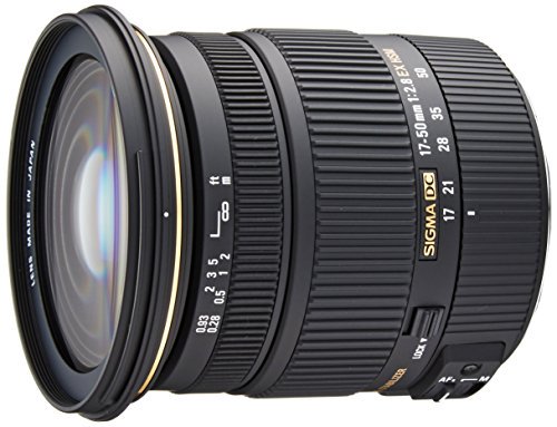 SIGMA 標準ズームレンズ 17-50mm F2.8 EX DC OS HSM キヤノン用 APS-C専用 583545【中古品】