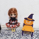 ハロウィンワンピース マイリトルテイラー ハロウィンドット プチブライスサイズ