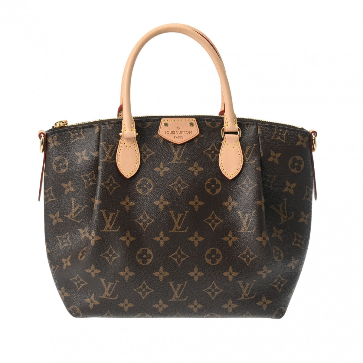 LOUIS VUITTON ルイヴィトン モノグラム テュレン PM ブラウン M48813 レディース モノグラムキャンバス ハンドバッグ Aランク 中古 