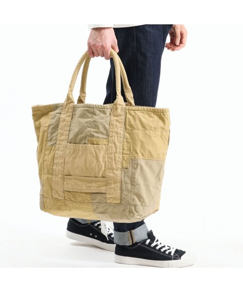 ホーボー トートバッグ hobo CARRY－ALL TOTE L UPCYCLED FRENCH ARMY CLOTH 29L 日本製 HB－BG3414