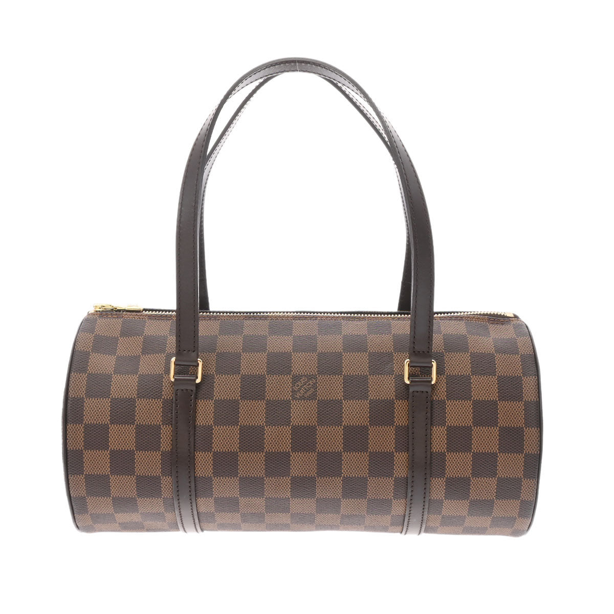 LOUIS VUITTON ルイヴィトン ダミエ パピヨンGM ブラウン N51303 レディース ダミエキャンバス ハンドバッグ Aランク 中古 