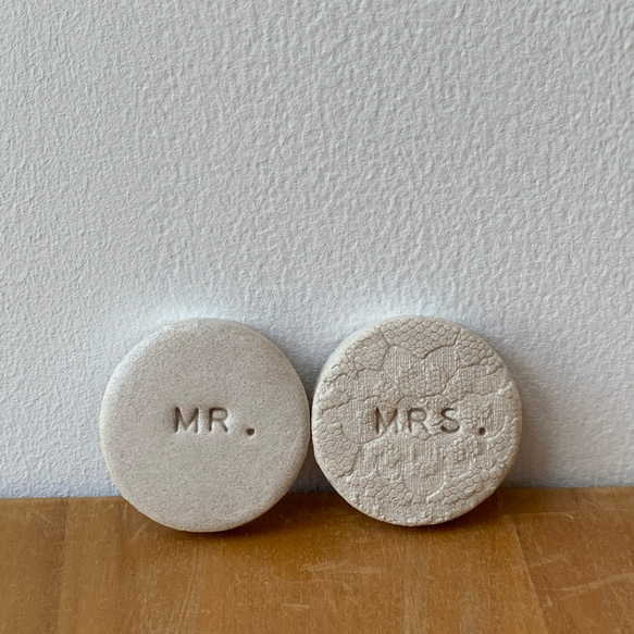 箸置き ペア Mr. & Mrs.