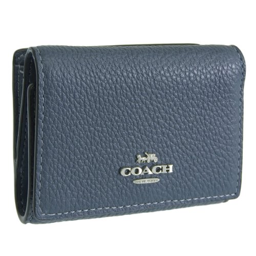 COACH コーチ MICRO WALLET マイクロ ウォレット 三つ折り 財布 レザー