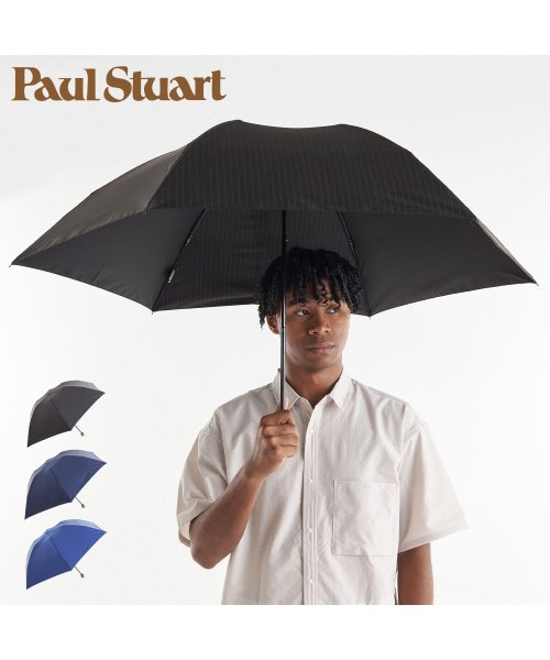 ポールスチュアート Paul Stuart 折りたたみ傘 雨傘 ミニ メンズ 60cm 軽い 大きい FOLDING UMBRELLA  18016