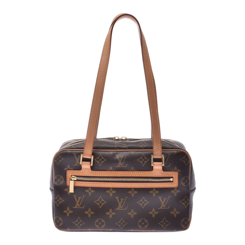 LOUIS VUITTON ルイヴィトンシテMM  14145 ブラウン レディース モノグラムキャンバス ハンドバッグ M51182  中古