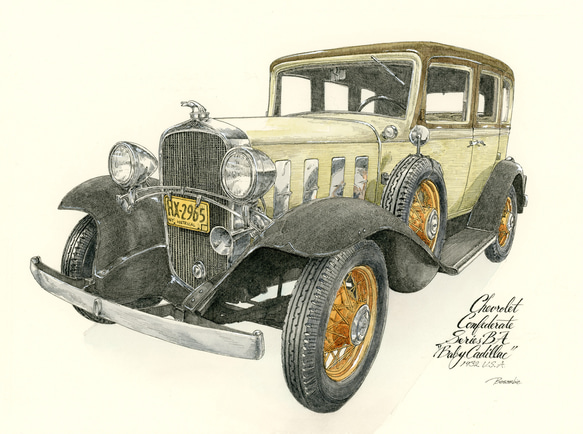 CHEVROLET CONFEDERATE Series BA 原画