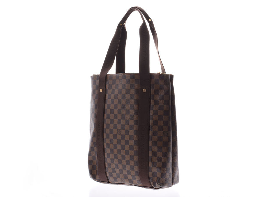 ルイヴィトン ダミエ カバボブール ブラウン N52006 メンズ レディース 本革 トートバッグ Aランク LOUIS VUITTON 中古 