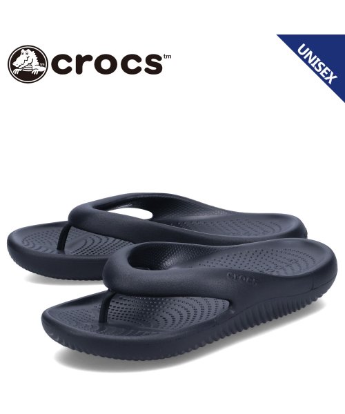 クロックス crocs サンダル リカバリーサンダル トング メロウ フリップ メンズ レディース MELLOW RECOVERY FLIP ブラック 黒 20