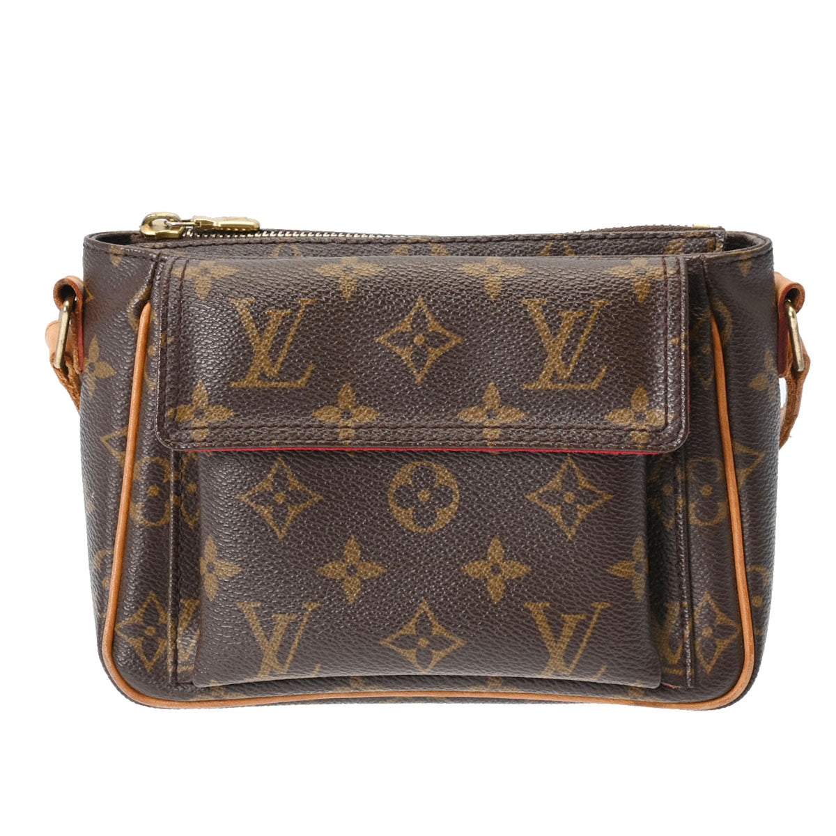 LOUIS VUITTON ルイヴィトン モノグラム ヴィバシテ PM ブラウン M51165 レディース モノグラムキャンバス ショルダーバッグ Bランク 中古 