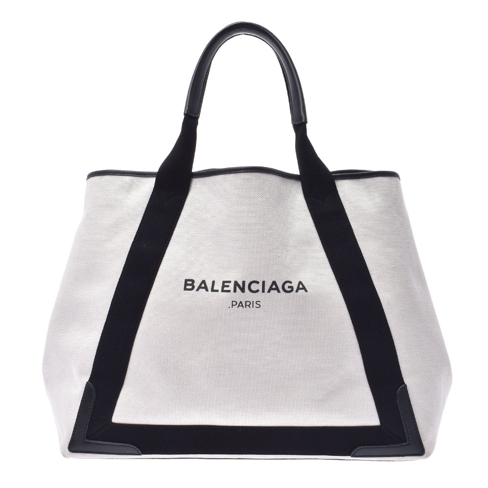 【2025年度カレンダ】BALENCIAGA バレンシアガカバM  白 ユニセックス キャンバス トートバッグ  中古_画像1