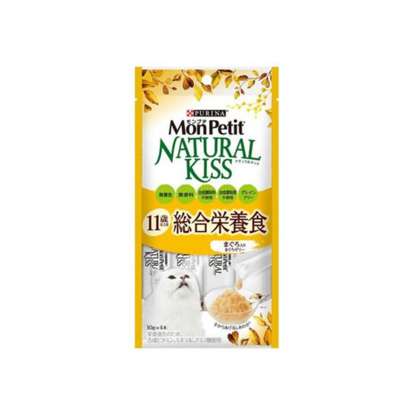 ネスレピュリナペットケア ネスレ日本/モンプチナチュラルキッス 11歳総合栄養食まぐろゼリー 40g FC484NP