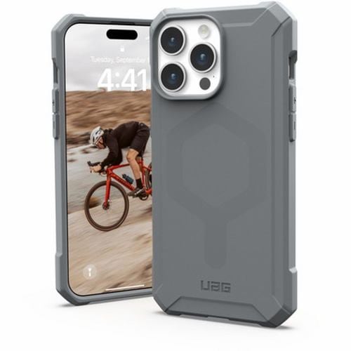 プリンストン UAG社製 iPhone 15 Pro Max用ケース ESSENTIAL ARMOR(シルバー) UAG-RIPH23LA-EMS-SV