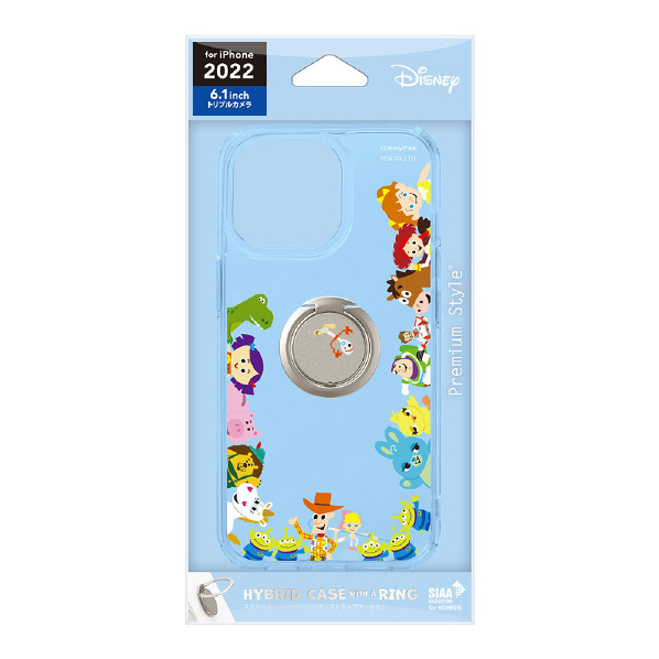 PGA iPhone 14 Pro用リング付 抗菌ハイブリッドケース Pixar トイ・ストーリー PG-DPT22Q09TOY