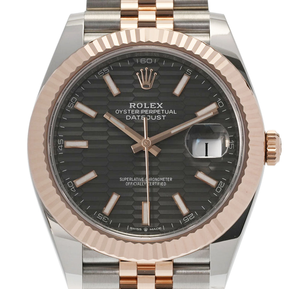 【現金特価】ROLEX ロレックス デイトジャスト ジュビリー 126331 メンズ SS/RG 腕時計 自動巻き スレートフルーテッド文字盤 未使用 