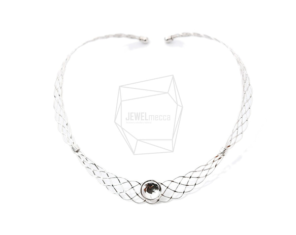 PDT-1962-R【1個入り】チョーカーのネックレス,Round Choker Collar Necklace