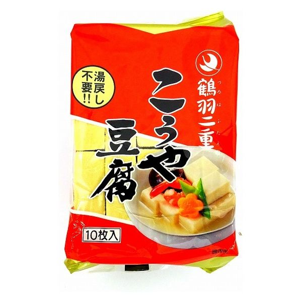 登喜和冷凍食品 登喜和冷凍 鶴羽二重こうや豆腐 10枚 155g x30 4902029111254 1セット(30個)（直送品）