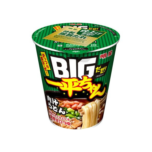 明星食品 BIGだぜ!一平ちゃん 肉汁うどん FC779NT