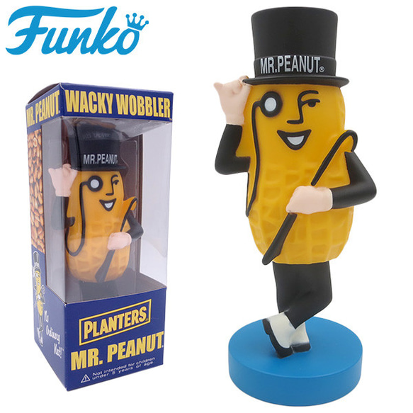 ファンコ ミスターピーナッツ ボビングヘッド フィギュア funko Mr.PEANUT 首振り人ヘッドノッカー形