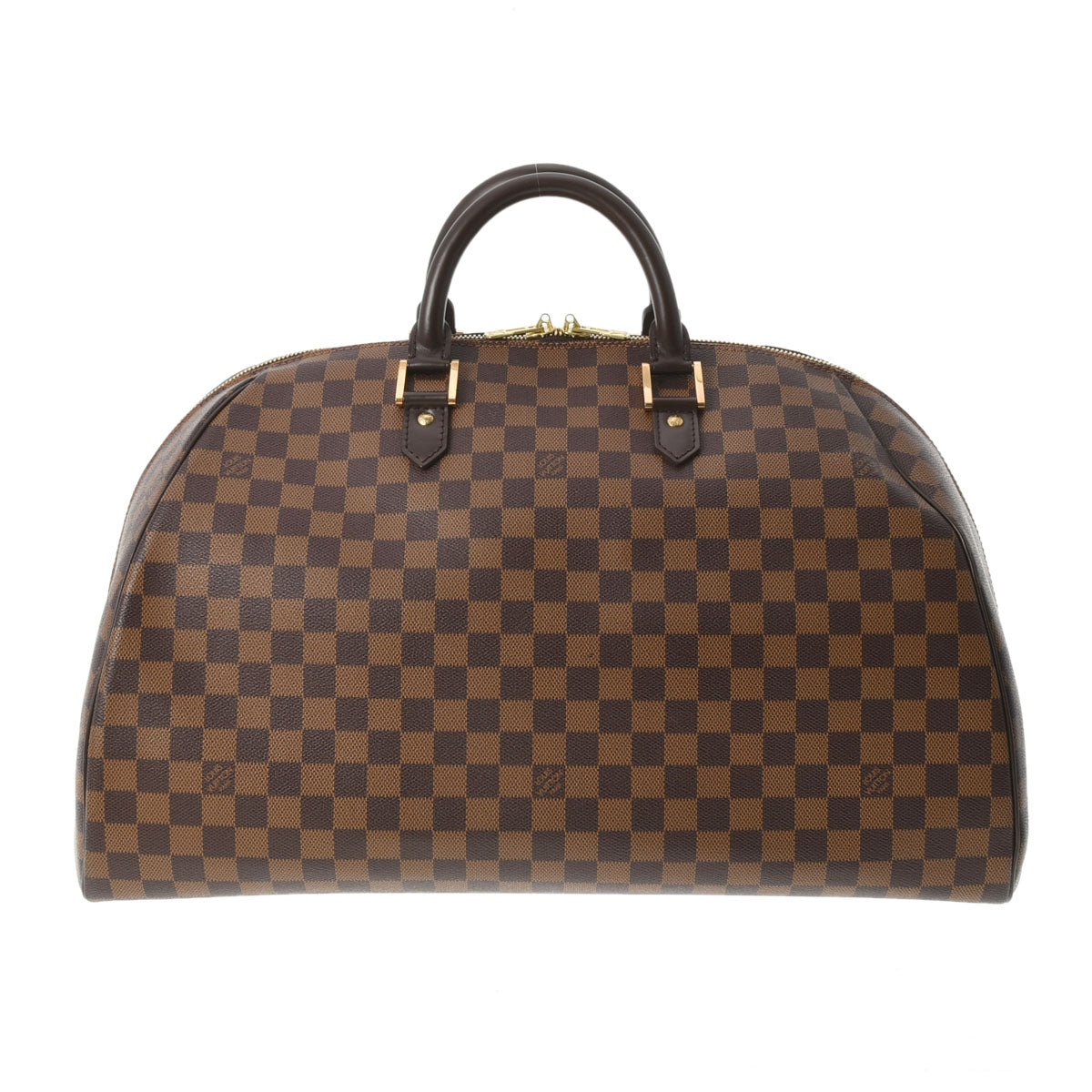 LOUIS VUITTON ルイヴィトン ダミエ リベラ GM ブラウン N41432 レディース ダミエキャンバス ハンドバッグ ABランク 中古 