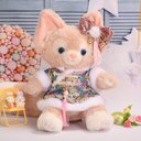 ステラルー コスチューム ぬいぐるみ服　リーナベル レナ・ベア服 30cm 40cm 50cmサイズ共通 紫色のチャイナ 着せ替え服